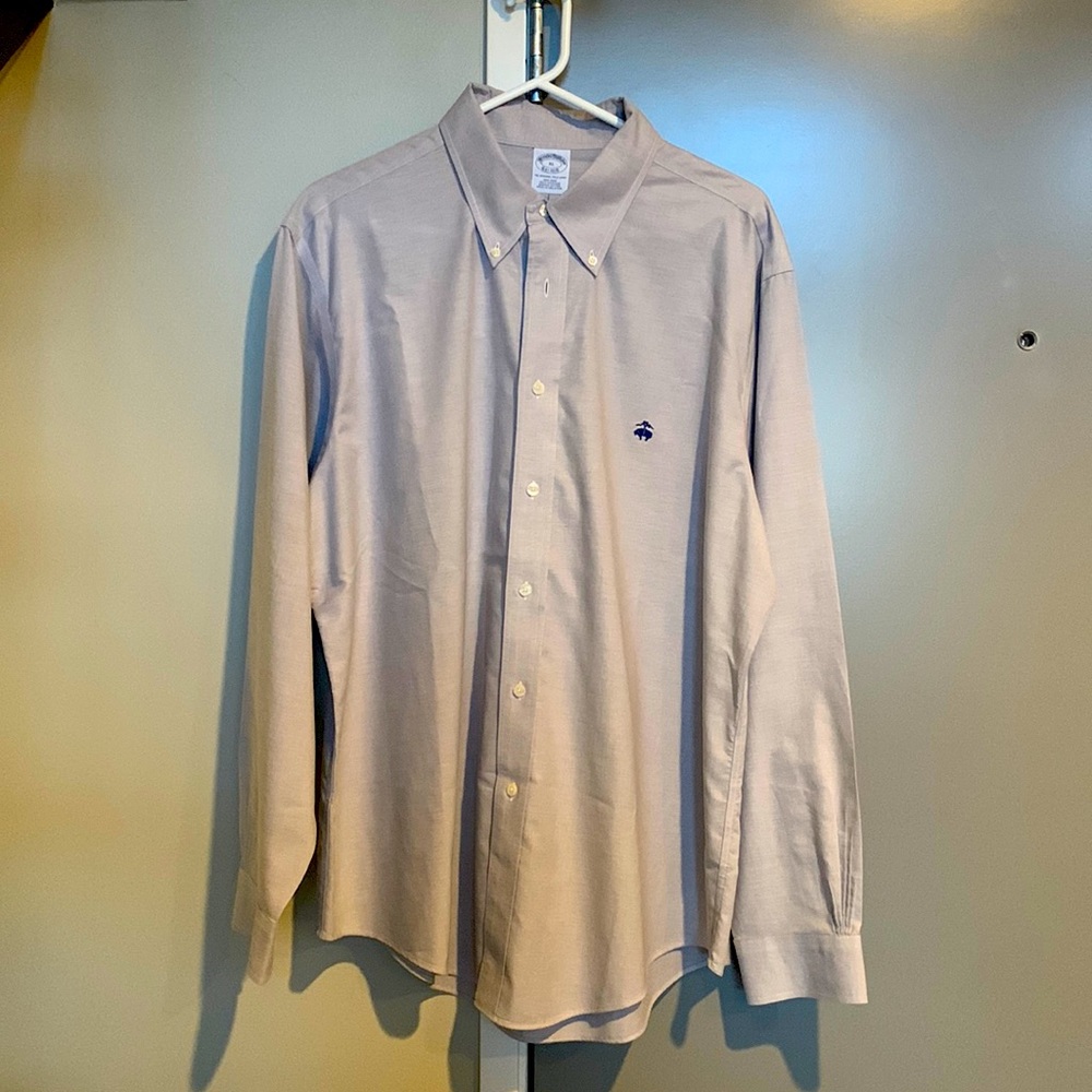 Gray Brooks Brothers Button Down - XL